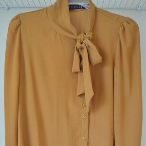 Asymmetrical Mustard Top